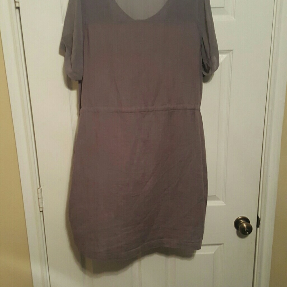 20W Gray NWT DKNY linen dress #70 - Picture 4 of 4